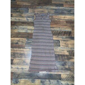 Vintage Tickets California Ribbed Bodycon Midi Dress